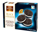 Afbeelding product - Black & white koekjes 176g