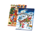 Afbeelding product - Advent calendar met melkchocolade 50g