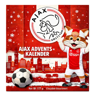 Afbeelding product 1 - Ajax Amsterdam Advent Calendar 177g