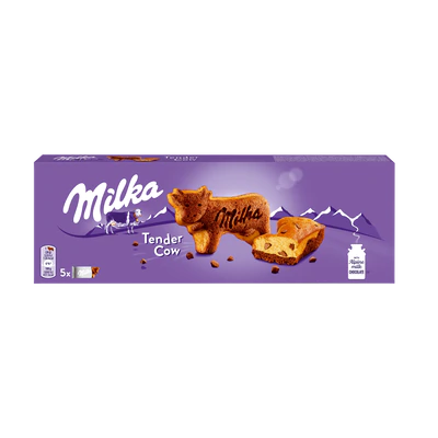 Afbeelding product 1 - Cake met Melk-chocolade Chips Tender Cow 140gr