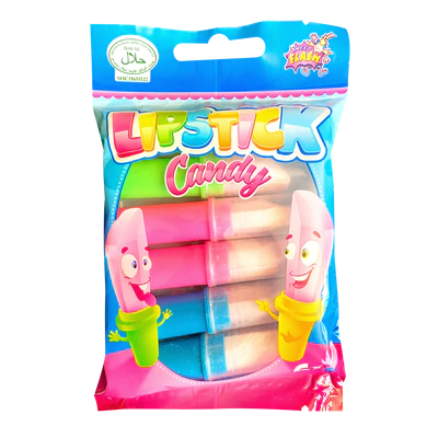 Afbeelding product 1 - Candy Lipstick dextrose 30g (6x5g)
