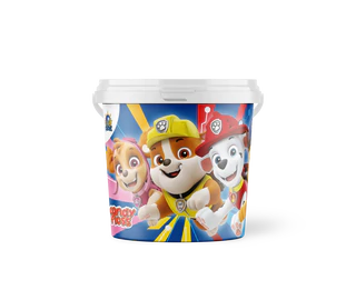 Afbeelding product - Candy floss Paw Patrol bucket 50g