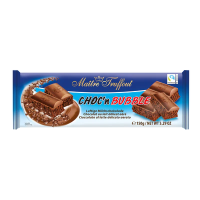Afbeelding product 1 - Choc'n Bubble luchtige melkchocolade 150g