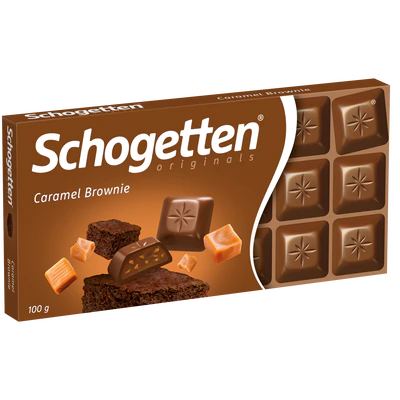 Afbeelding product 1 - Chocolade karamel brownie 100g