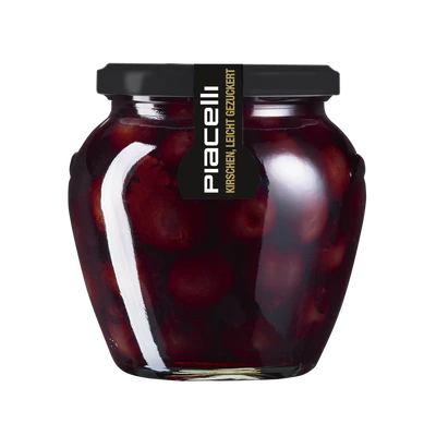 Afbeelding product 1 - Compote kers, licht gesuikerd 550g