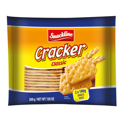 Afbeelding product 1 - Cracker classic - zoute 200g (2x100g)