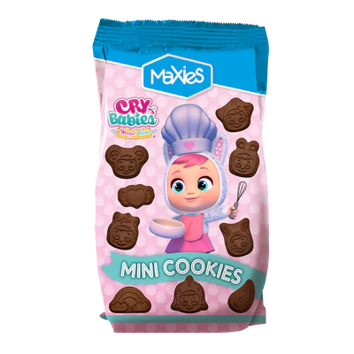 Afbeelding product 1 - Cry Babies Mini Cookies cocoa 100g