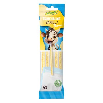 Afbeelding product 1 - Drink rietjes vanille 30g (5x6g)