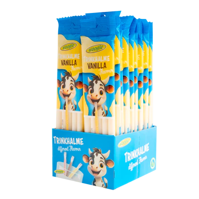 Afbeelding product 2 - Drink rietjes vanille 30g (5x6g)