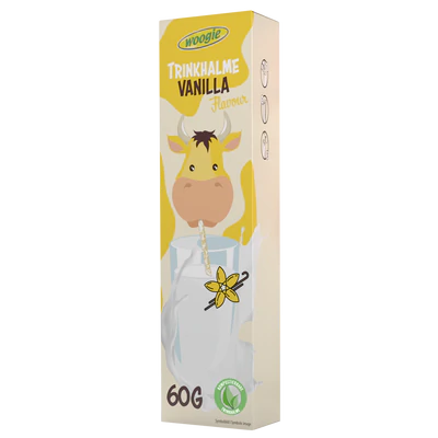 Afbeelding product 1 - Drink rietjes vanille 60g (10x6g)