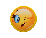 Afbeelding product 2 - Emoji-medaillon melkchocolade 2x36x21,5g toonbank display