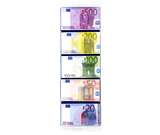 Afbeelding product - Euro bankbiljetten melkchocolade 5x15g