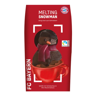 Afbeelding product 1 - FCB Chocolade smeltende sneeuwman 75g