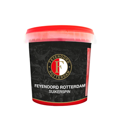 Afbeelding product 1 - Feyenoord Rotterdam Suikerspin emmertje 50g