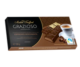 Afbeelding product 1 - Grazioso pure chocolade gevullt met creme espresso smaak 100g (8x12,5g)