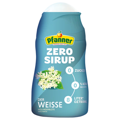 Afbeelding product 1 - Ijsthee ZERO siroop Citroen-Vlierbloesem 1:140 57ml