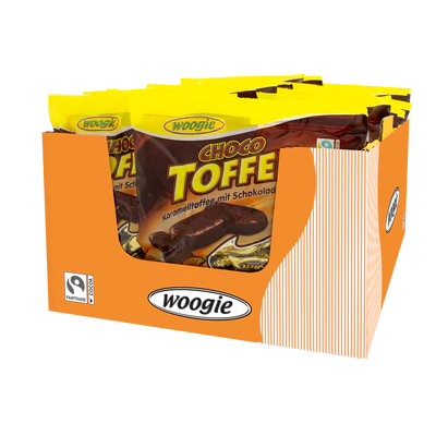 Afbeelding product 2 - Karamel toffee met chocolade 250g