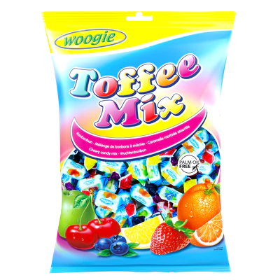 Afbeelding product 1 - Kauwbonbons toffee mix 1kg