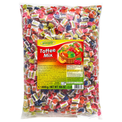Afbeelding product 1 - Kauwbonbons toffee mix 3kg