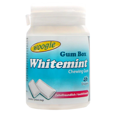 Afbeelding product 1 - Kauwgom whitemint suikervrij 64,4g
