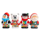 Thumbnail 2 - Kerstmis figuren spaarpot met suiker pareltjes 35x110g display