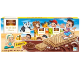 Afbeelding product 1 - Kinderen-wafels met chocoladecrème 225g (5x45g)