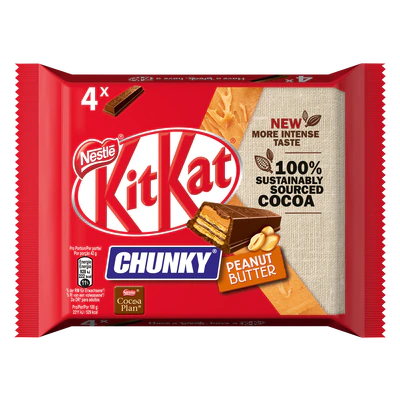 Afbeelding product 1 - KitKat Chunky Peanut Butter 4x42g