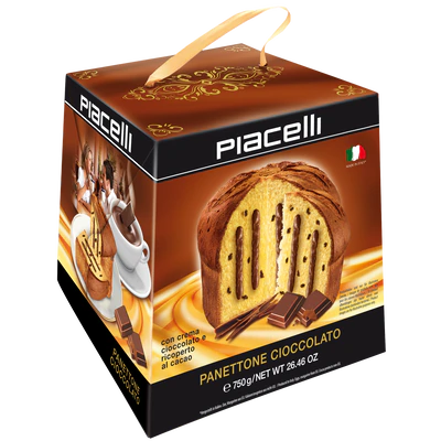 Afbeelding product 1 - Koek de gist Panettone cioccolato 750g