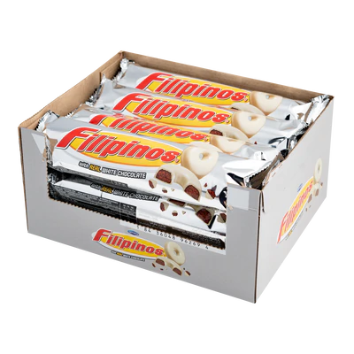 Afbeelding product 2 - Koekjes met witte chocolade bedekt Filipino's 128gr