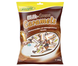 Afbeelding product - Melkcaramels cacao 250g