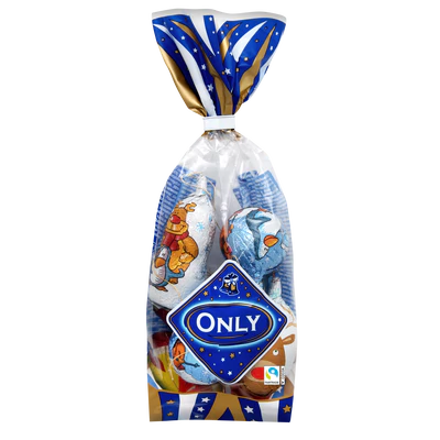 Afbeelding product 1 - Melkchocolade Kerstmannen boombehang 100g