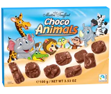 Afbeelding product 1 - Melkchocolade choco dieren 100g