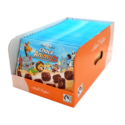 Afbeelding product 2 - Melkchocolade choco dieren 100g