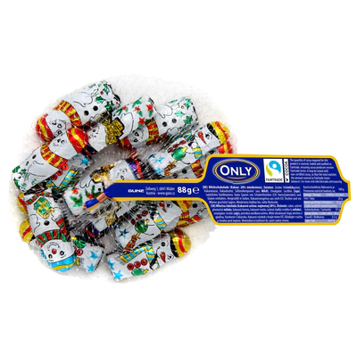 Afbeelding product 1 - Melkchocolade sneeuwmannen 85g