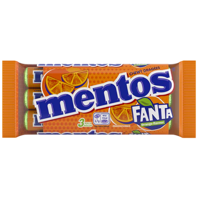 Afbeelding product 1 - Mentos Fanta 3x37,5g