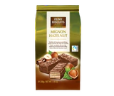 Afbeelding product 1 - Mignon wafels met hazelnootcremevulling 200g