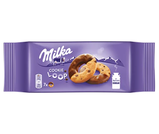 Afbeelding product - Milka Cookie Loop 132g