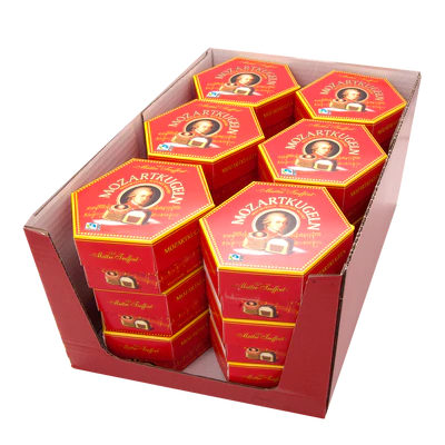 Afbeelding product 2 - Mozartkogels kartonnen doos 300g