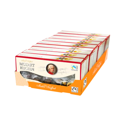 Afbeelding product 2 - Mozartkogels met witte chocolade 200g