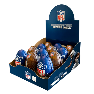 Afbeelding product 2 - NFL Maxi chocolade-verrassingsei 110g