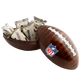 Afbeelding product - NFL Voetbalblik gevuld met brownies 150g