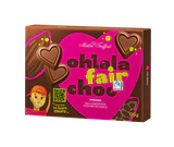 Afbeelding product 1 - Ohlala Hartvormige pralines met hazelnootcr&egrave;me vulling 110g