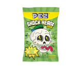 Afbeelding product 2 - PEZ Shock Headz zure elektrische groene appel 24x25g toonbank display