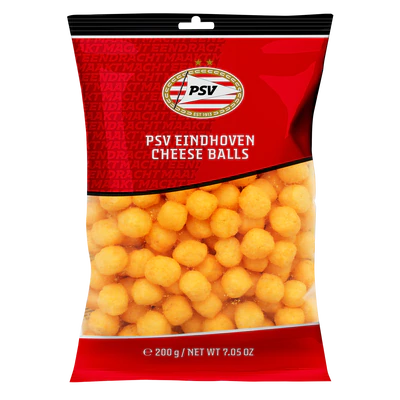 Afbeelding product 1 - PSV Eindhoven Mais Balls Cheese 200g / pre sales mei’25