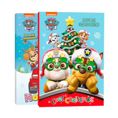 Afbeelding product 1 - Paw Patrol Adventskalender gemengd karton 2 soorten 75g