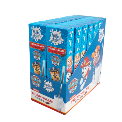 Afbeelding product 2 - Paw Patrol rietjes cacao 60g (10x6g)