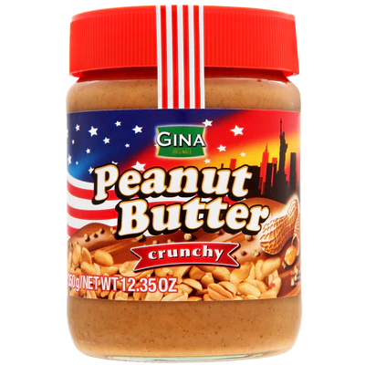 Afbeelding product 1 - Pindakaas crunchy 350g