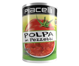 Afbeelding product - Polpa in Pezzetti - gehakte tomaten 400g