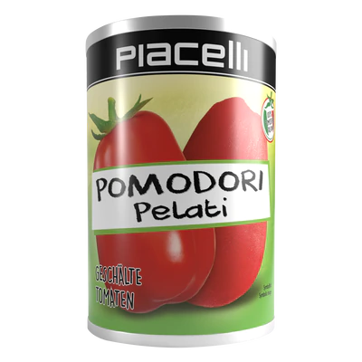 Afbeelding product 1 - Pomodori Pelati - gepelde tomaten 400g