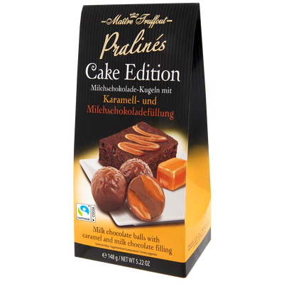 Afbeelding product 1 - Praline cake edition - karamel & melkchocolade 148g